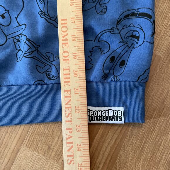 New Boys Nickelodeon SpongeBob SquarePants Graphic fleece Sweatshirt - Blue L - Picture 4 of 9